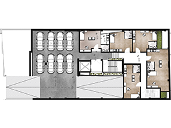 پلان طبقه 1- الهیه نیکان