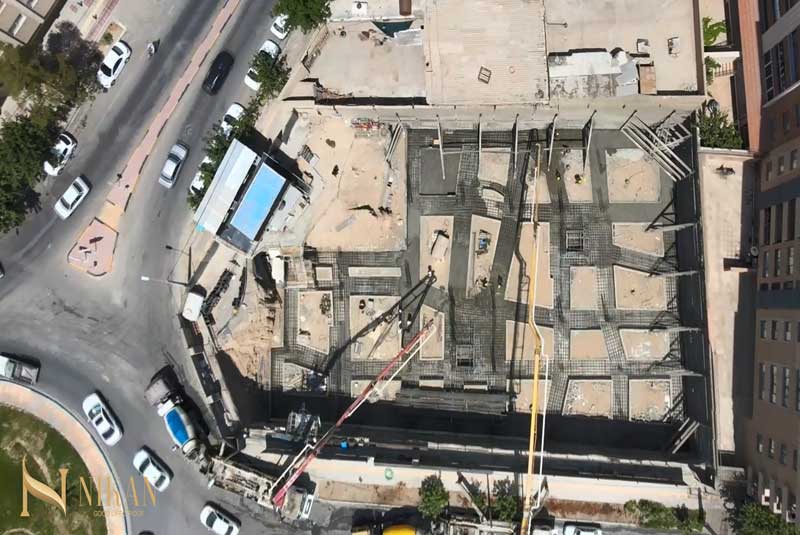 تیزر بتن ریزی فونداسیون خواجه عمید